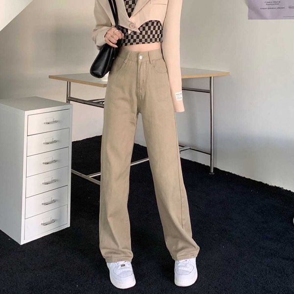 women s jeans khaki female vintage high waist straight loose wide leg pants fashion casual y2k trousers mopping 220902, Blue
women s jeans khaki female vintage high waist straight loose wide leg pants fashion casual y2k trousers mopping 220902, Blue