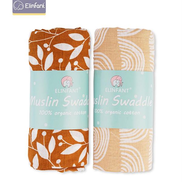 elinfant 2pcs muslin cotton swaddles washable baby blankets for newborn baby blankets black & white gauze bath towel 201130239h
elinfant 2pcs muslin cotton swaddles washable baby blankets for newborn baby blankets black & white gauze bath towel 201130239h