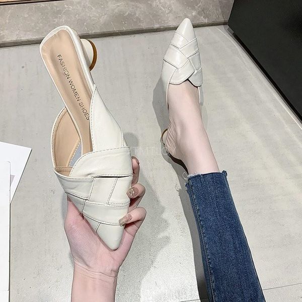 slippers women's shoes summer fashion outdoor pointed muller zapatillas mujer casa sapatos femininos flip flop 220902, Black
slippers women's shoes summer fashion outdoor pointed muller zapatillas mujer casa sapatos femininos flip flop 220902, Black