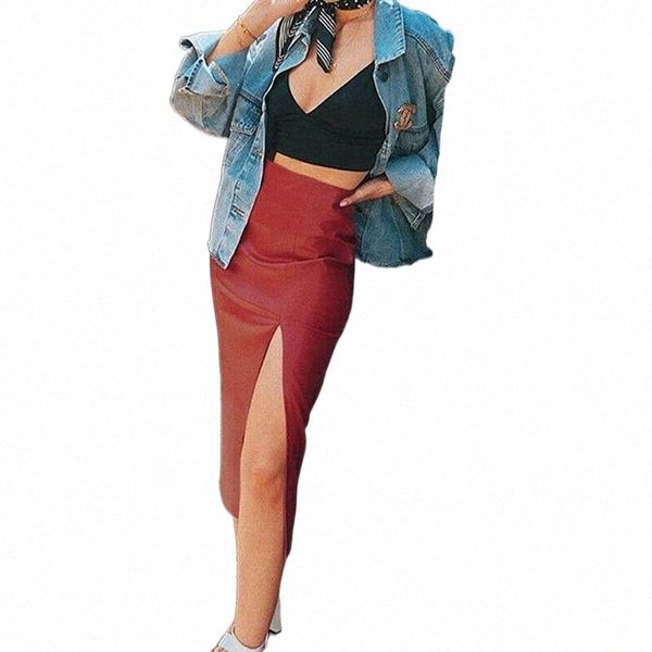 skirts skirts women pu leather pencil skirt ol front slit hips-wrapped bodycon faux slim high waist club party midi 06kv#, Black
skirts skirts women pu leather pencil skirt ol front slit hips-wrapped bodycon faux slim high waist club party midi 06kv#, Black