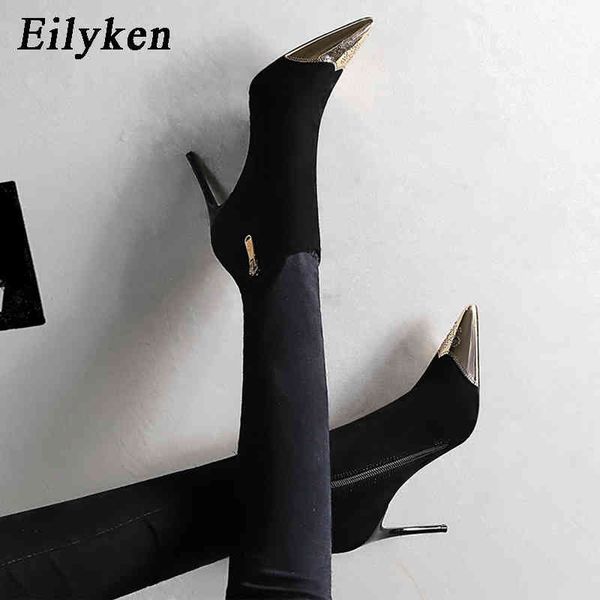 boots eilyken fashion golden metal decoration pointed toe zipper women winter shoes ankle high heels booties pumps 220901, Black
boots eilyken fashion golden metal decoration pointed toe zipper women winter shoes ankle high heels booties pumps 220901, Black