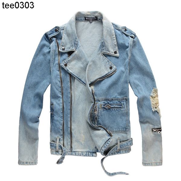 2021 street chaogao fashion jacket autumn and winter style slim fit hole blue denim amirs, Black;brown
2021 street chaogao fashion jacket autumn and winter style slim fit hole blue denim amirs, Black;brown