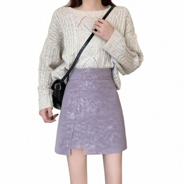 skirts skirts 2022 taro purple leather skirt half-length spring female korean style high waist fashion pu short dq1330 p2jd#, Black
skirts skirts 2022 taro purple leather skirt half-length spring female korean style high waist fashion pu short dq1330 p2jd#, Black