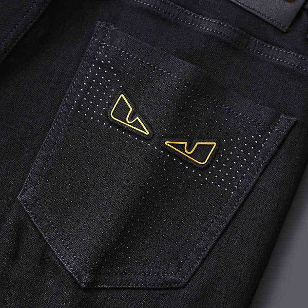 men's jeans designer end high printed autumn fashion stamping trend grey black scratch fit pants 4pe2, Blue
men's jeans designer end high printed autumn fashion stamping trend grey black scratch fit pants 4pe2, Blue