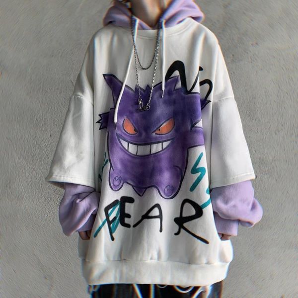 women s hoodies sweatshirts harajuku korean version loose oversized sweatshirts vintage long sleeve hooded sweatshirt pullovers coats 220902, Black
women s hoodies sweatshirts harajuku korean version loose oversized sweatshirts vintage long sleeve hooded sweatshirt pullovers coats 220902, Black