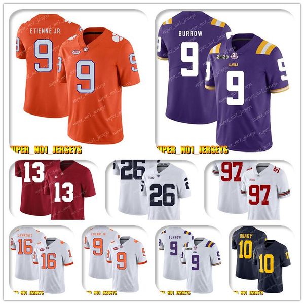 basketball football jersey ncaa travis etienne jr 9 joe burrow lsu tigers college football jersey kirk cousins adam thielen dalvin cook jus, Black
basketball football jersey ncaa travis etienne jr 9 joe burrow lsu tigers college football jersey kirk cousins adam thielen dalvin cook jus, Black