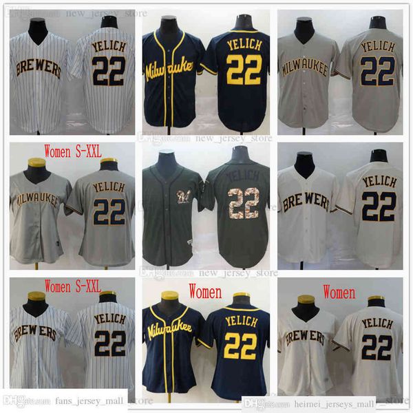 2021 2022 man women youth kids stitched baseball 22 christian yelich jerseys grey beige white jersey, Black
2021 2022 man women youth kids stitched baseball 22 christian yelich jerseys grey beige white jersey, Black