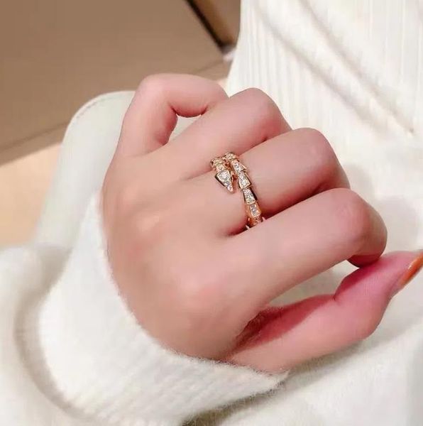 couple rings s925 silver snake bone snake 18k rose gold ring with female full diamond light luxury premium -1
couple rings s925 silver snake bone snake 18k rose gold ring with female full diamond light luxury premium -1