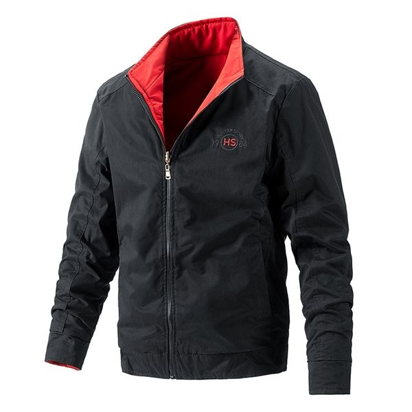 mens jackets reversible casual men zipper jacket spring autumn fashion bomber jacket men coat outdoor windproof stand collar male outwear 22, Black;brown
mens jackets reversible casual men zipper jacket spring autumn fashion bomber jacket men coat outdoor windproof stand collar male outwear 22, Black;brown
