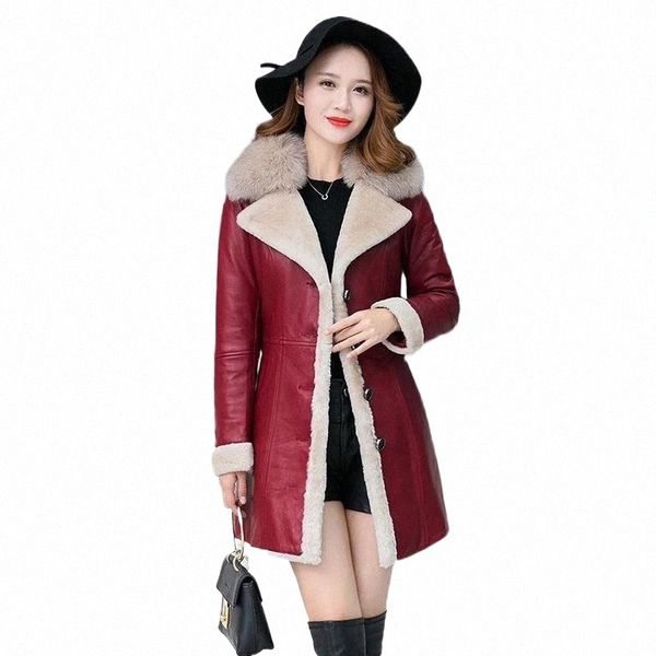 women's leather & faux leather women's leather & faux winter 2022 fashion pu jacket single breasted elegant long thick parka warm, Black
women's leather & faux leather women's leather & faux winter 2022 fashion pu jacket single breasted elegant long thick parka warm, Black