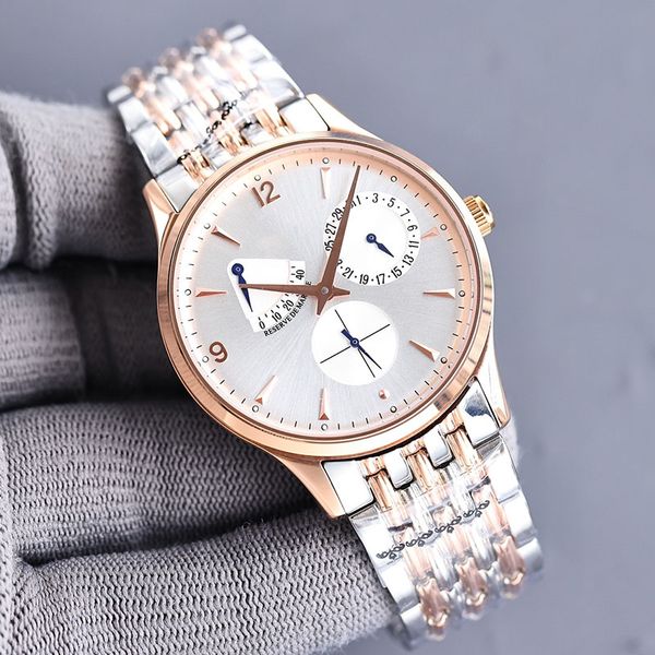 mans watches 42mm automatic mechanical movement wristwatches business leather wristwatch montre de luxe watch, Slivery;brown
mans watches 42mm automatic mechanical movement wristwatches business leather wristwatch montre de luxe watch, Slivery;brown