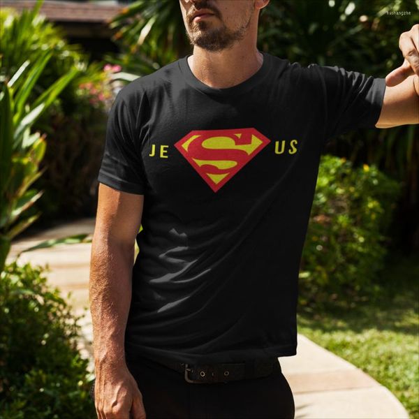men's t shirts funny super jesus t-shirt for men round collar cotton christian god short sleeve tees 4xl 5xl clothes, White;black
men's t shirts funny super jesus t-shirt for men round collar cotton christian god short sleeve tees 4xl 5xl clothes, White;black