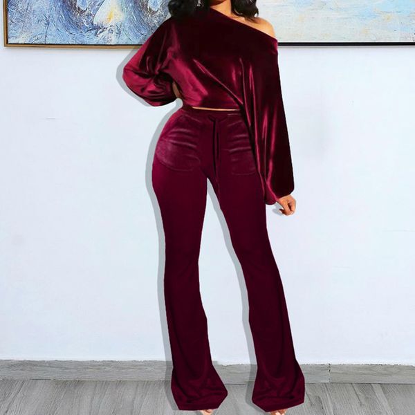 women's two piece pants vintage velvet 2 piece set casual outfit sport suit women tracksuit long sleeve cold shoulder pullover crop lar, White
women's two piece pants vintage velvet 2 piece set casual outfit sport suit women tracksuit long sleeve cold shoulder pullover crop lar, White