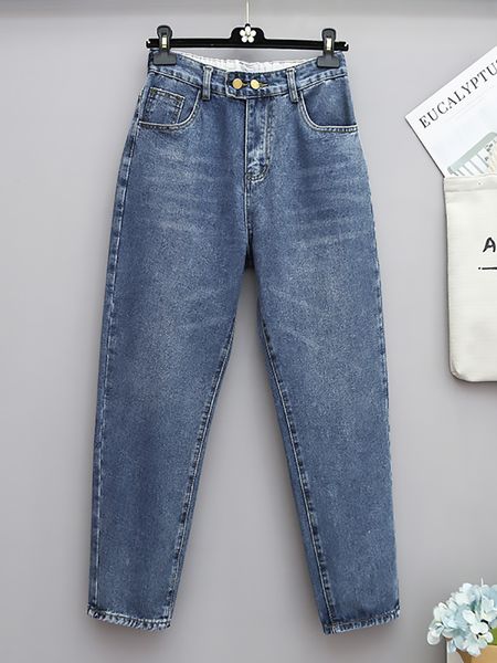 s jeans 7708 oversize temperament chic streetwear style quality zipper loose high waist denim nine 220902, Blue
s jeans 7708 oversize temperament chic streetwear style quality zipper loose high waist denim nine 220902, Blue