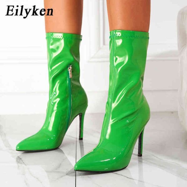 boots eilyken 2022 autumn winter green patent leather for women pointed toe zip ankle booties thin high heels chelsea shoes 220901, Black
boots eilyken 2022 autumn winter green patent leather for women pointed toe zip ankle booties thin high heels chelsea shoes 220901, Black