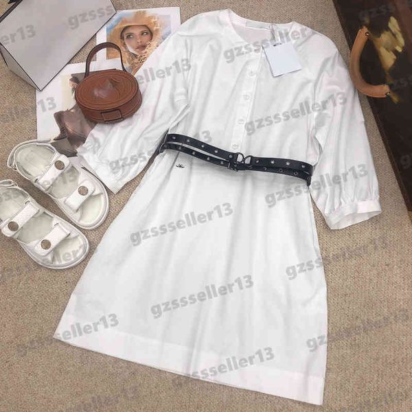 dress for womens simple high-end bee embroidery dresses round neck mid-sleeve cotton fabric breathable shirt dress womens designer clothing, Black;gray
dress for womens simple high-end bee embroidery dresses round neck mid-sleeve cotton fabric breathable shirt dress womens designer clothing, Black;gray