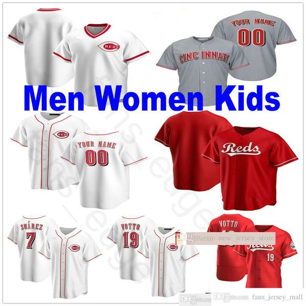 custom 2021 men women youth kid baseball jerseys stitched 7 eugenio suarez 19 joey votto johnny bench luis castillo trevor bauer kids jersey, Black
custom 2021 men women youth kid baseball jerseys stitched 7 eugenio suarez 19 joey votto johnny bench luis castillo trevor bauer kids jersey, Black