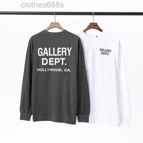 men's t shirts hip hop galleryysie 2022 designer shirts depts mens fashion brand classic letter round neck american high street long sl, White;black
men's t shirts hip hop galleryysie 2022 designer shirts depts mens fashion brand classic letter round neck american high street long sl, White;black