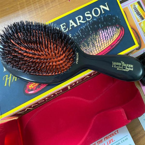 mason p bn2 pocket bristles and nylon hair brush soft cushion superior-grade boar bristles comb with gift box217e, Silver
mason p bn2 pocket bristles and nylon hair brush soft cushion superior-grade boar bristles comb with gift box217e, Silver