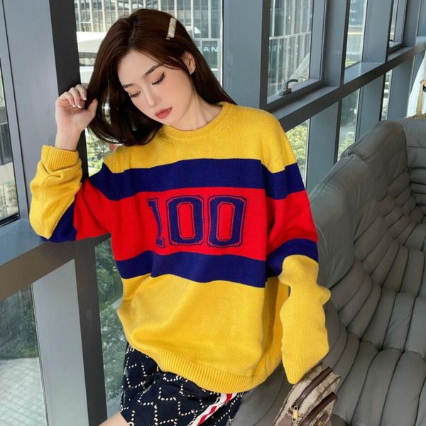 sweaters european and american fashion designer spring autumn women warm sweater soft comfortable logo letter high-end fashion, White;black
sweaters european and american fashion designer spring autumn women warm sweater soft comfortable logo letter high-end fashion, White;black