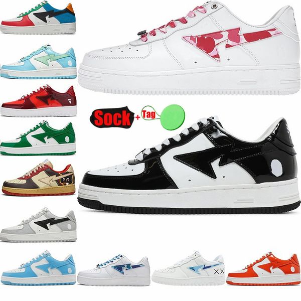 bapestas running shoes lovers couple sneaker black panda sax orange abc camo pink grey patent leather plate-forme designer trainers for men
bapestas running shoes lovers couple sneaker black panda sax orange abc camo pink grey patent leather plate-forme designer trainers for men