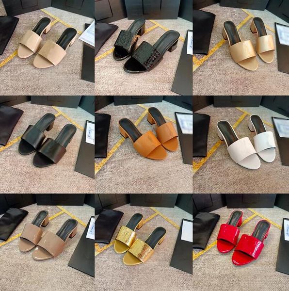luxury womens beach sandals slippers leather sandal slides fashion slipper low heel leisure designer chunky heel alligator pattern classic, Black
luxury womens beach sandals slippers leather sandal slides fashion slipper low heel leisure designer chunky heel alligator pattern classic, Black