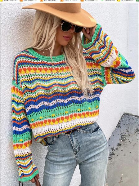 women's loose sweaters european and american stitched round neck striped sweater loose long sleeve pullovers branded for female, White;black
women's loose sweaters european and american stitched round neck striped sweater loose long sleeve pullovers branded for female, White;black