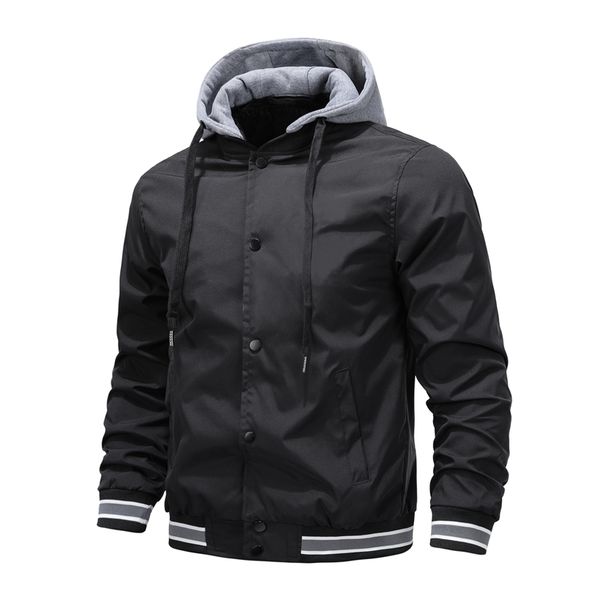 mens jackets casual waterproof military jacket men outerwear casual bomber hooded jacket hip hop pilot coat mens spring autumn loose jackets, Black;brown
mens jackets casual waterproof military jacket men outerwear casual bomber hooded jacket hip hop pilot coat mens spring autumn loose jackets, Black;brown