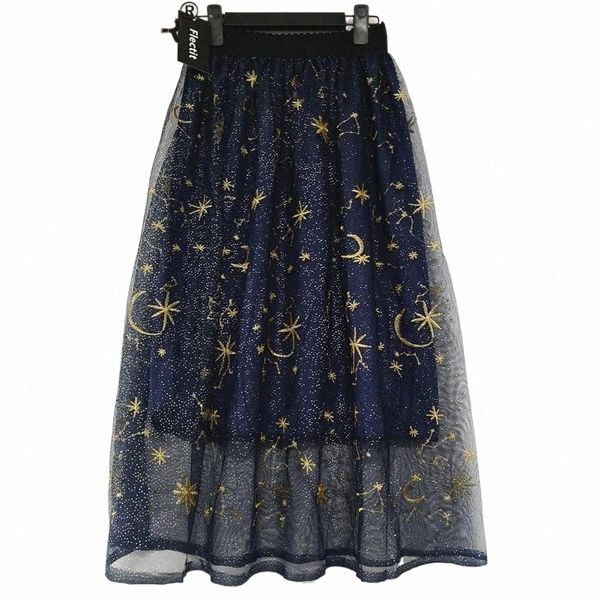 skirts gold moon star embroidered tulle skirt vintage semi sheer fabric high waist pleated midi for women ladies skirts b29k#, Black
skirts gold moon star embroidered tulle skirt vintage semi sheer fabric high waist pleated midi for women ladies skirts b29k#, Black