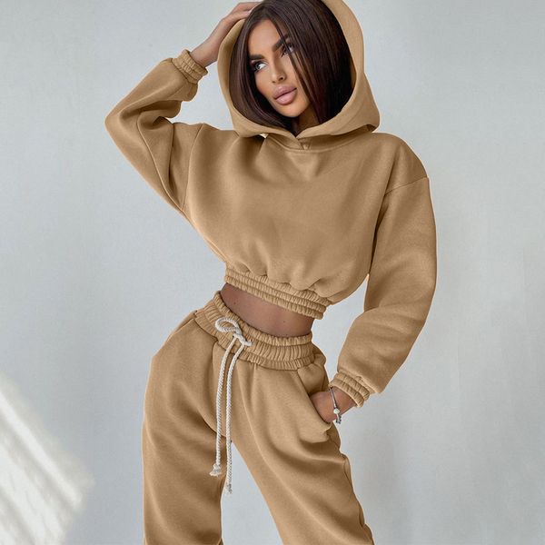 women's two piece pants autumn winter sport suit 2 piece set women tracksuit casual outfit long sleeve pullover crop hoodiejogger pants, White
women's two piece pants autumn winter sport suit 2 piece set women tracksuit casual outfit long sleeve pullover crop hoodiejogger pants, White