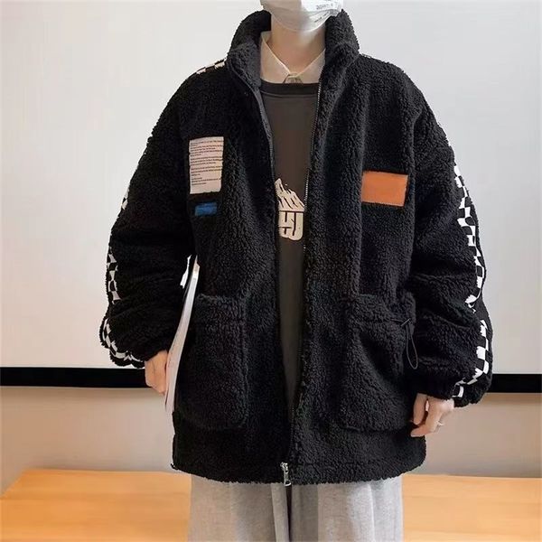 mens down parkas men cotton jackets glossy coats short loose streetwear style half neck thick warm with plaid decorations vintage faddish wi, Black
mens down parkas men cotton jackets glossy coats short loose streetwear style half neck thick warm with plaid decorations vintage faddish wi, Black