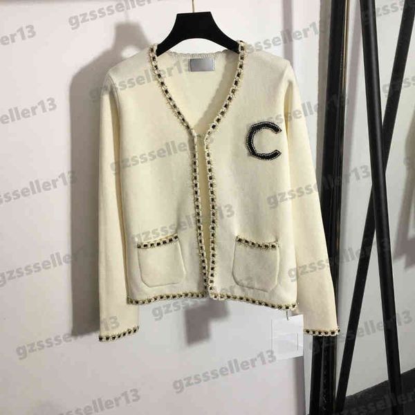 cardigan women sweaters cnl diamond logo embroidered sweater bright silk woven v-neck long-sleeved knitted cardigans designer womens clothin, White;black
cardigan women sweaters cnl diamond logo embroidered sweater bright silk woven v-neck long-sleeved knitted cardigans designer womens clothin, White;black