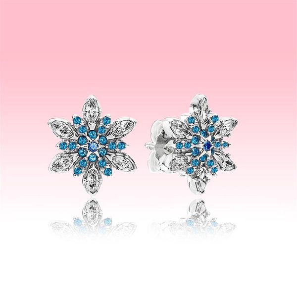 blue cz diamond snowflake stud earrings luxury designer women jewelry for pandora 925 silver earring with original box set271i, Golden;silver
blue cz diamond snowflake stud earrings luxury designer women jewelry for pandora 925 silver earring with original box set271i, Golden;silver