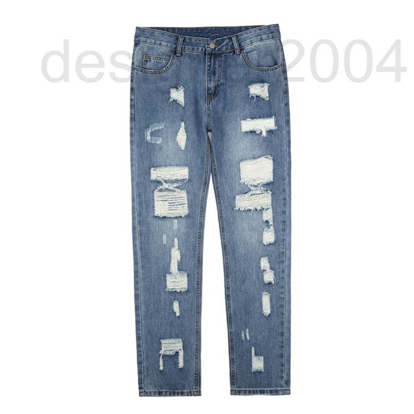 men's jeans designer new denim men's pants with holes fashion slim fit leggings straight men 6l55, Blue
men's jeans designer new denim men's pants with holes fashion slim fit leggings straight men 6l55, Blue