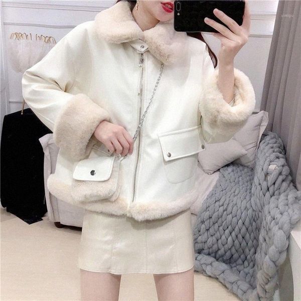 women's leather & faux leather women's leather & faux herstory thick winter warm jacket long fur collar patchwork coat women pu ja, Black
women's leather & faux leather women's leather & faux herstory thick winter warm jacket long fur collar patchwork coat women pu ja, Black