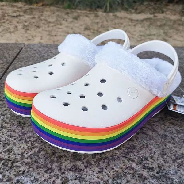 home hole hole slipper op06 winter plus cotton to keep warm winter and summer dual use colorful thick bottom increase outdoor non-slip bao h, Black
home hole hole slipper op06 winter plus cotton to keep warm winter and summer dual use colorful thick bottom increase outdoor non-slip bao h, Black