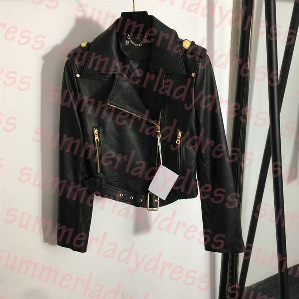 short leather jacket womens streetwear overcoat autumn warm sheepskin coat hip hop slim jacket outerwear, Black;brown
short leather jacket womens streetwear overcoat autumn warm sheepskin coat hip hop slim jacket outerwear, Black;brown