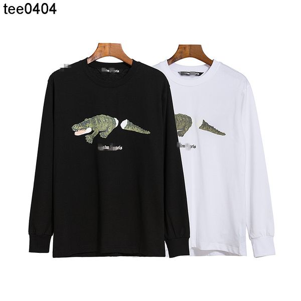 chao brand palm hoodies crocodile letter long sleeve t-shirt angelss men's and women's bf loose bottomed shirt round neck, Black
chao brand palm hoodies crocodile letter long sleeve t-shirt angelss men's and women's bf loose bottomed shirt round neck, Black