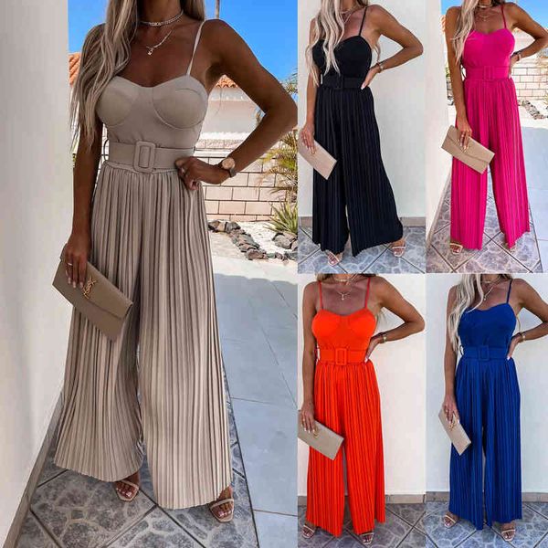 women's jumpsuits rompers spring and summer sling crimp ins leisure holiday multicolor d4ix, Black;white
women's jumpsuits rompers spring and summer sling crimp ins leisure holiday multicolor d4ix, Black;white
