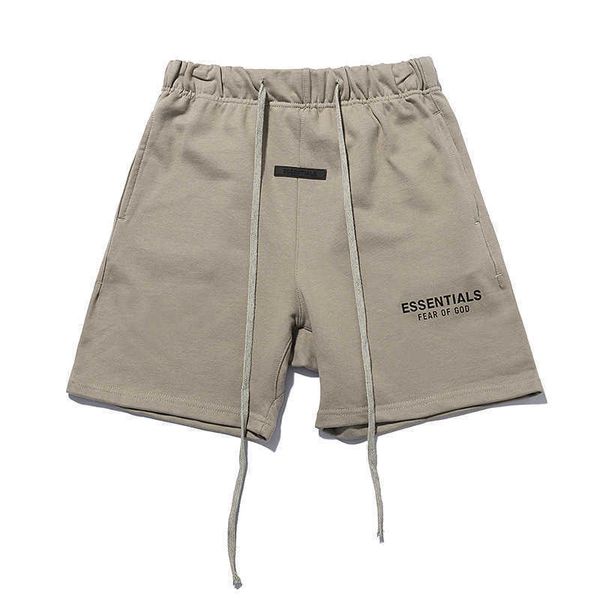 men's and women's high street brand ess shorts double thread cotton drawstring reflective loose capris rm3japu5, White;black
men's and women's high street brand ess shorts double thread cotton drawstring reflective loose capris rm3japu5, White;black
