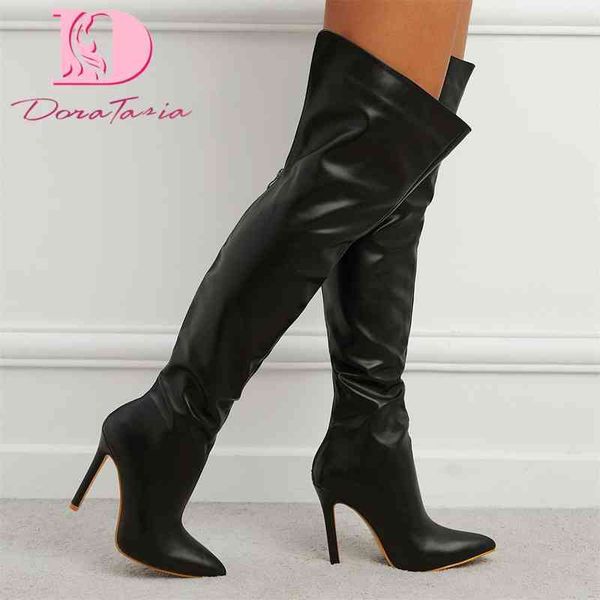 boots doratasia design ins female thin high heels pointed toe boots solid zip over-the-knee boots women large size 35-42 220903, Black
boots doratasia design ins female thin high heels pointed toe boots solid zip over-the-knee boots women large size 35-42 220903, Black