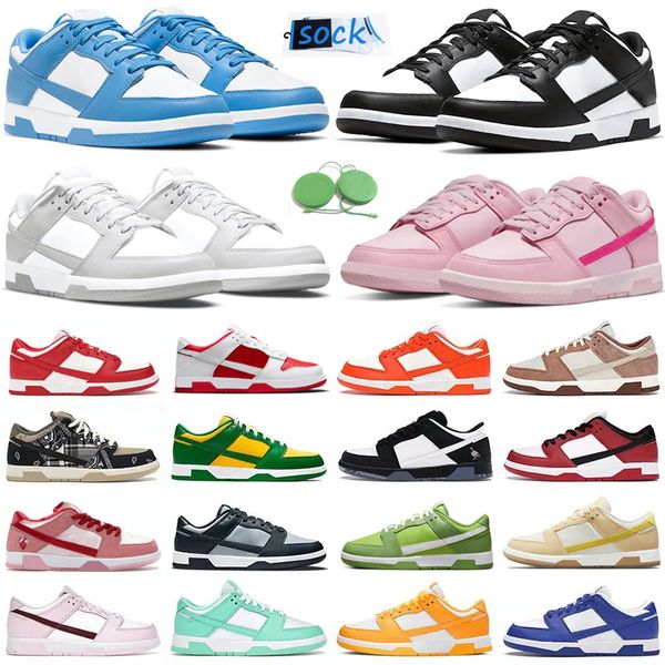 

Men Women Shoes Sneaker Panda White Black Unc Blue Grey Fog Medium Olive Triple Pink Brown Rose Whisper Active Fuchsia Platform Mens Trainers Sports Sneakers Shoe GAI, Color#21