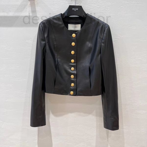 women's leather & faux designer ce's new spring 2022 style black leather sheepskin leisure round neck long sleeve coat female tsl5
women's leather & faux designer ce's new spring 2022 style black leather sheepskin leisure round neck long sleeve coat female tsl5