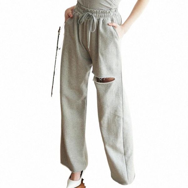 women's pants & capris spring women's solid color pants fashion ripped perforated high waist loose wide leg elastic sweatpants & c, Black;white
women's pants & capris spring women's solid color pants fashion ripped perforated high waist loose wide leg elastic sweatpants & c, Black;white