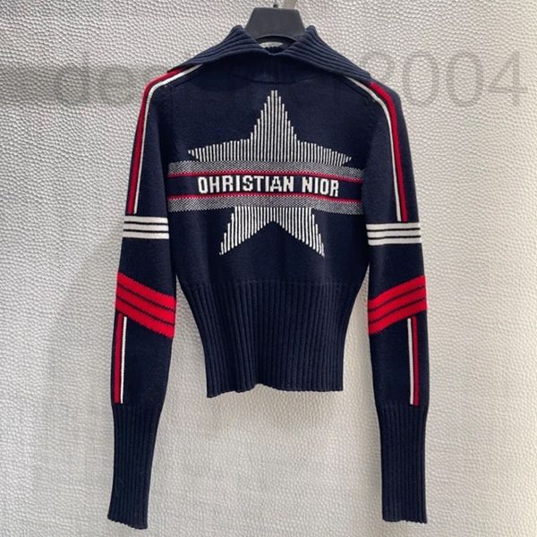 women's sweaters designer d family pullover long sleeved sweater five pointed star embroidered turtleneck 2022 autumn and winter new kn, White;black
women's sweaters designer d family pullover long sleeved sweater five pointed star embroidered turtleneck 2022 autumn and winter new kn, White;black