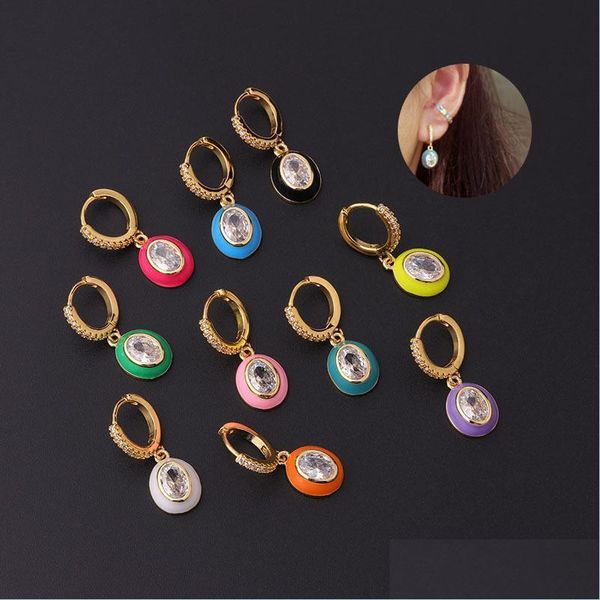 hoop huggie hoop hie rainbow painting oil round cz pendant earrings for women rings ear cuff drop dangle earring cartilage piercin dh9v3, Golden;silver
hoop huggie hoop hie rainbow painting oil round cz pendant earrings for women rings ear cuff drop dangle earring cartilage piercin dh9v3, Golden;silver