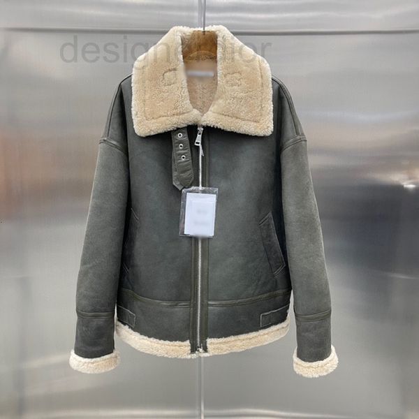women's jackets designer ac2021 winter new leather wool fur integrated temperament luxurious lapel medium and long coat women 3mzg, Black;brown
women's jackets designer ac2021 winter new leather wool fur integrated temperament luxurious lapel medium and long coat women 3mzg, Black;brown