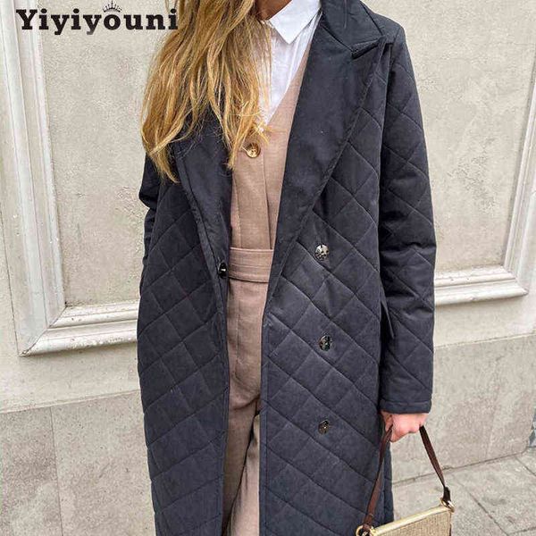 women's down parkas yiyiyouni rhombus pattern solid long parkas women casual sashes jacket women single breasted long sleeve winter poc, Black
women's down parkas yiyiyouni rhombus pattern solid long parkas women casual sashes jacket women single breasted long sleeve winter poc, Black