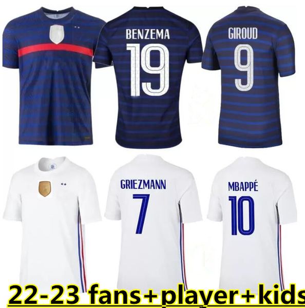 2022 benzema mbappe griezmann soccer jersey 2021 pogba giroud france kante maillot de foot equipe maillots football shirt uniforms la kids k, Black;yellow
2022 benzema mbappe griezmann soccer jersey 2021 pogba giroud france kante maillot de foot equipe maillots football shirt uniforms la kids k, Black;yellow