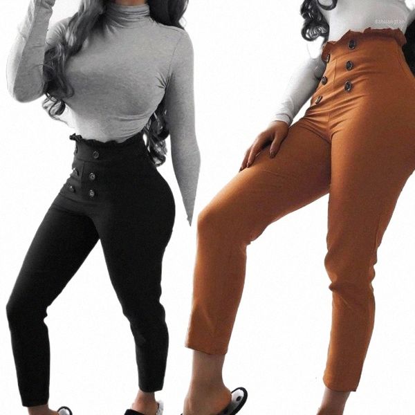 women's pants & capris summer women black high waist button raise hip casual leggings slim trousers ankle-long pants pleated stretch so, Black;white
women's pants & capris summer women black high waist button raise hip casual leggings slim trousers ankle-long pants pleated stretch so, Black;white